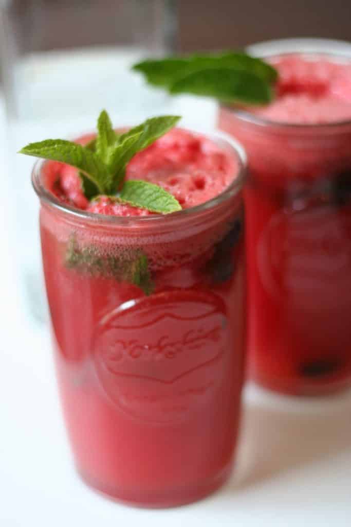 A Watermelon Berry Mojito is a great twist on the classic mojito.