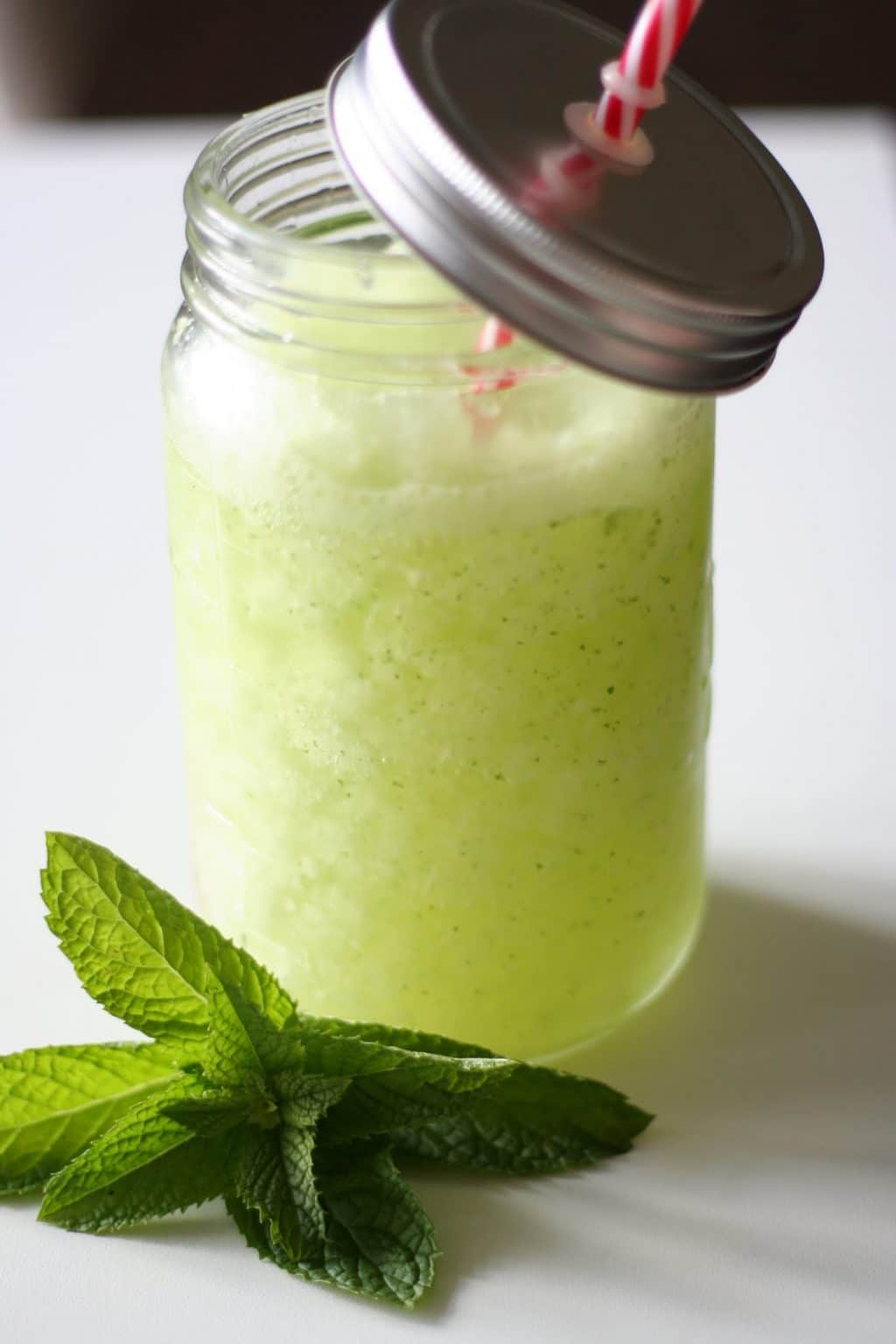 Mojito served in Jar with straw