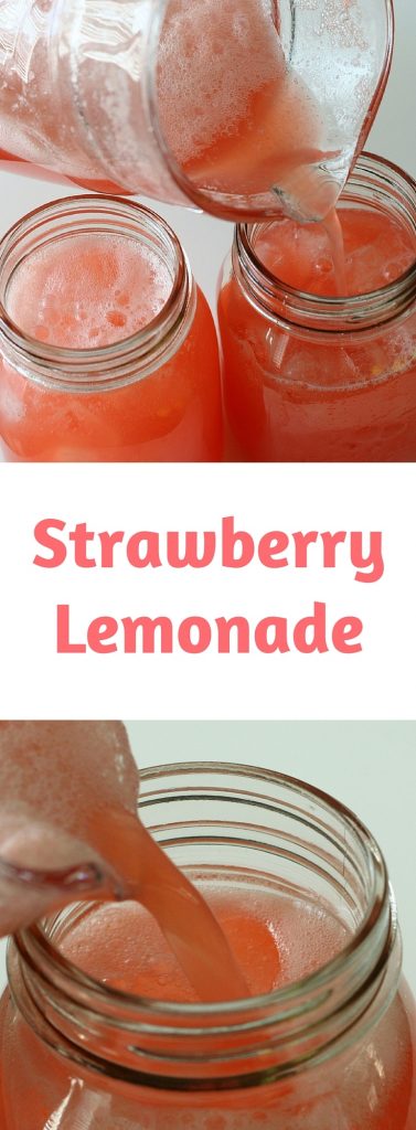 Strawberry lemonade can be made in under 5 minutes using your blender.