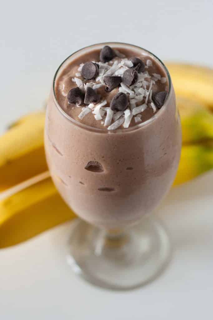 Oatmeal Banana Chocolate & PB Smoothie