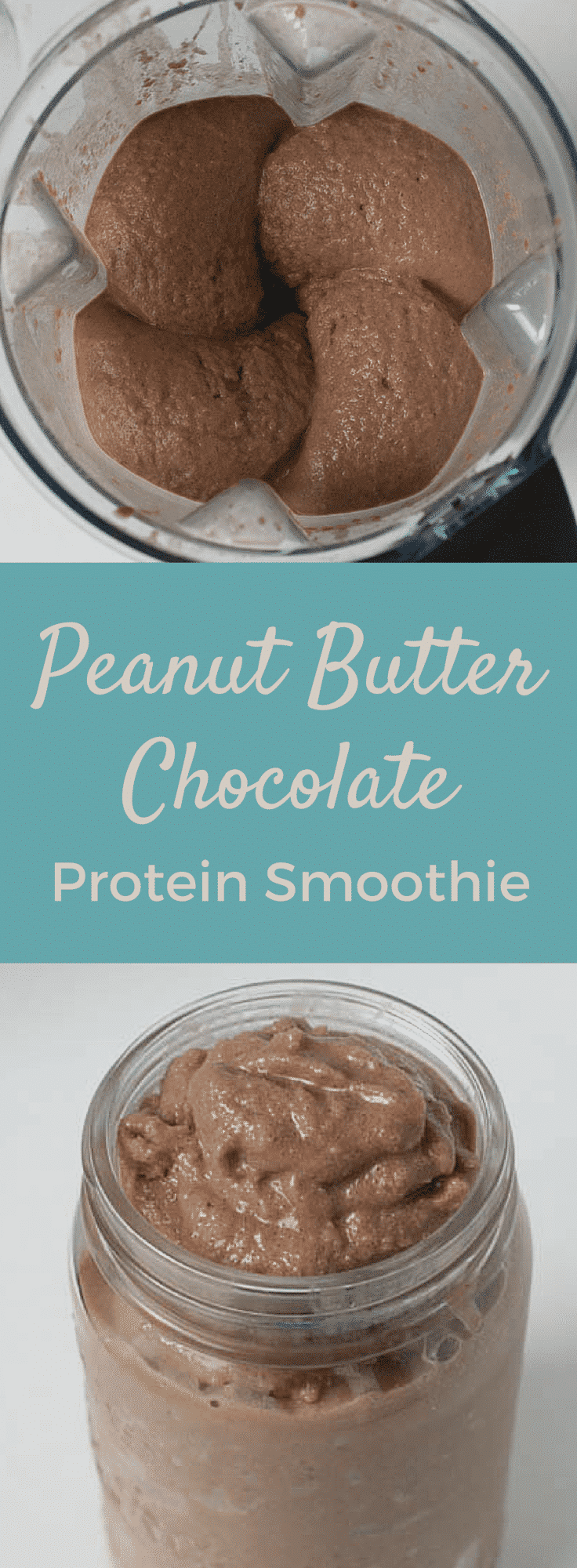 This Peanut Butter Chocolate Protein Smoothie is delicious, quick and easy to make and packed with a protein punch.