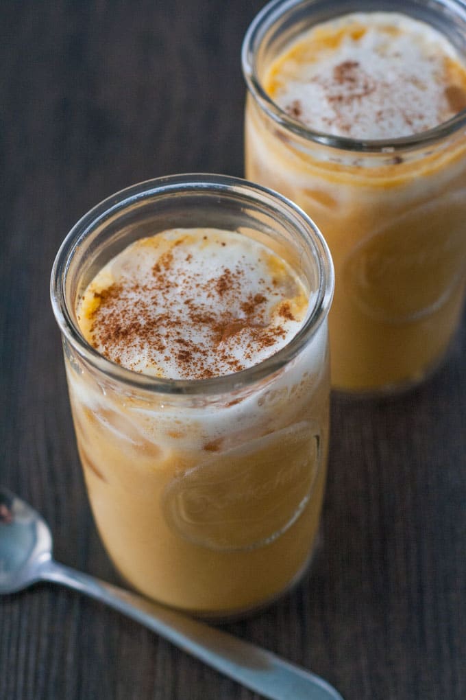 Pumpkin Iced Latte – An easy transition from Summer to Fall
