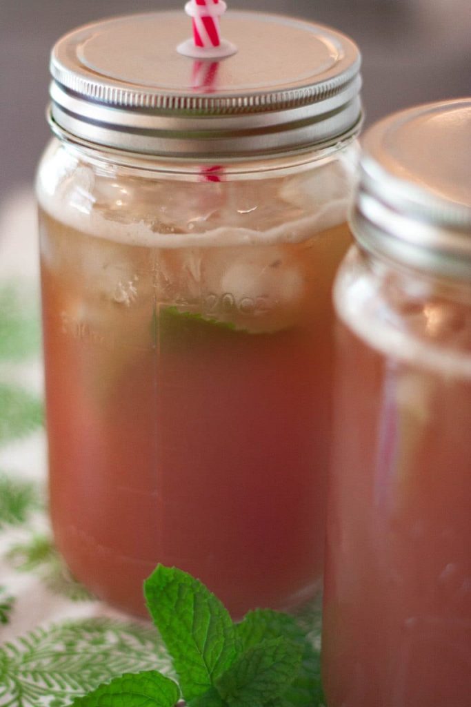 This watermelon limeade is beautiful, tasty and easy to make in the blender.