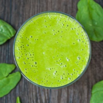 A delicious orange green smoothie can help you get back on track.