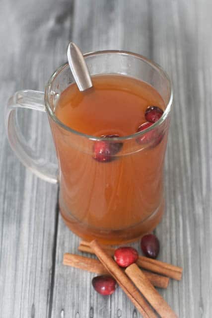 Make your own delicious cranberry, apple cider in your crock pot. This is super easy to make and will also leave your house smelling wonderful.'