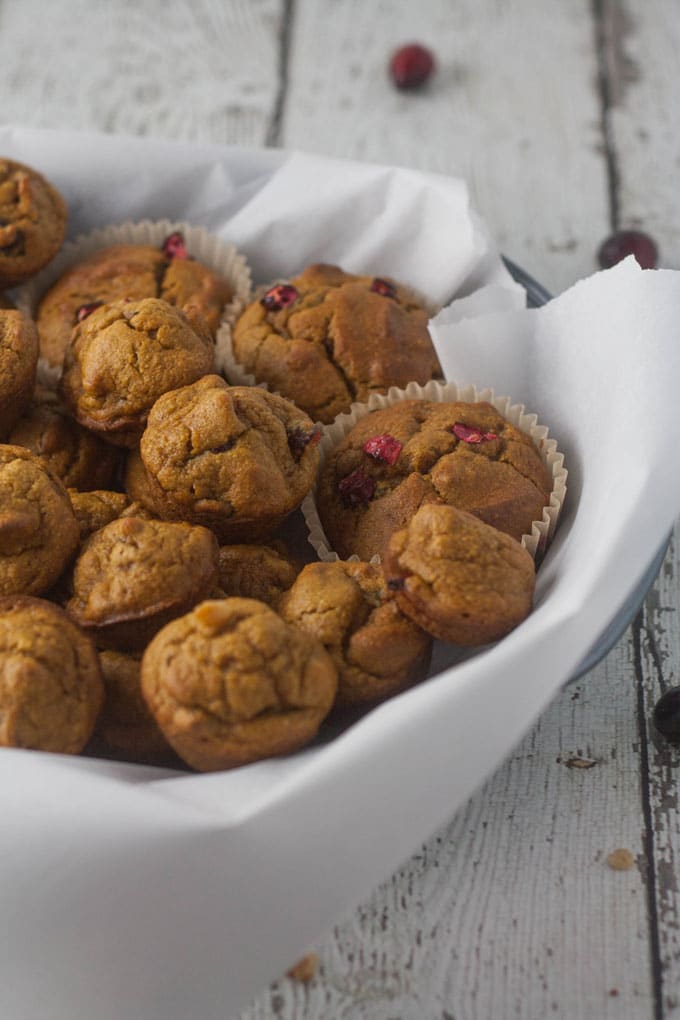 freshly baked muffins in a bowl