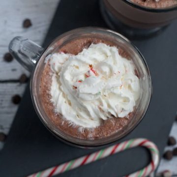 Make your own hot chocolate in your vitamix.