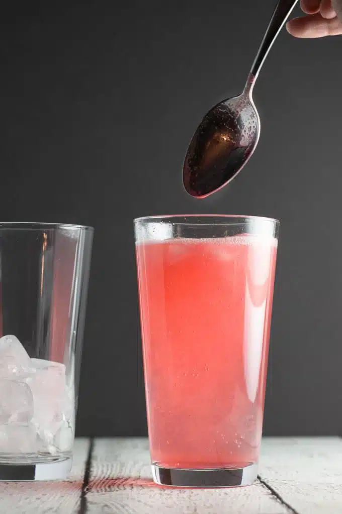 Homemade Cherry Lime Soda is sure to be a hit with every member of the family.