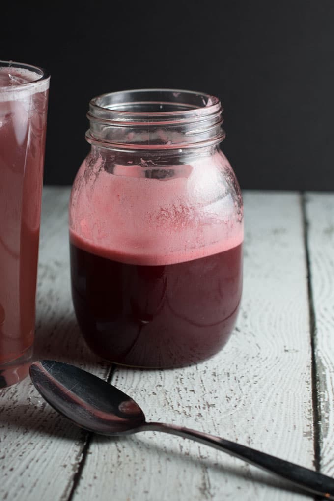 Homemade cherry lime soda is easy to make and starts with making cherry lime syrup.