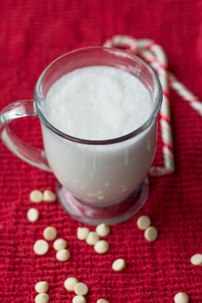 Peppermint White Hot Chocolate is the perfect seasonal treat. Made in minutes this may become a family favourite.