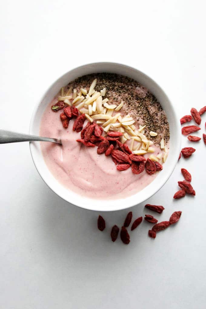 Ice Cream Protein Smoothie bowl is a great way to start your day. Tastes just like an ice cream treat while delivering a nutritious packed breakfast.