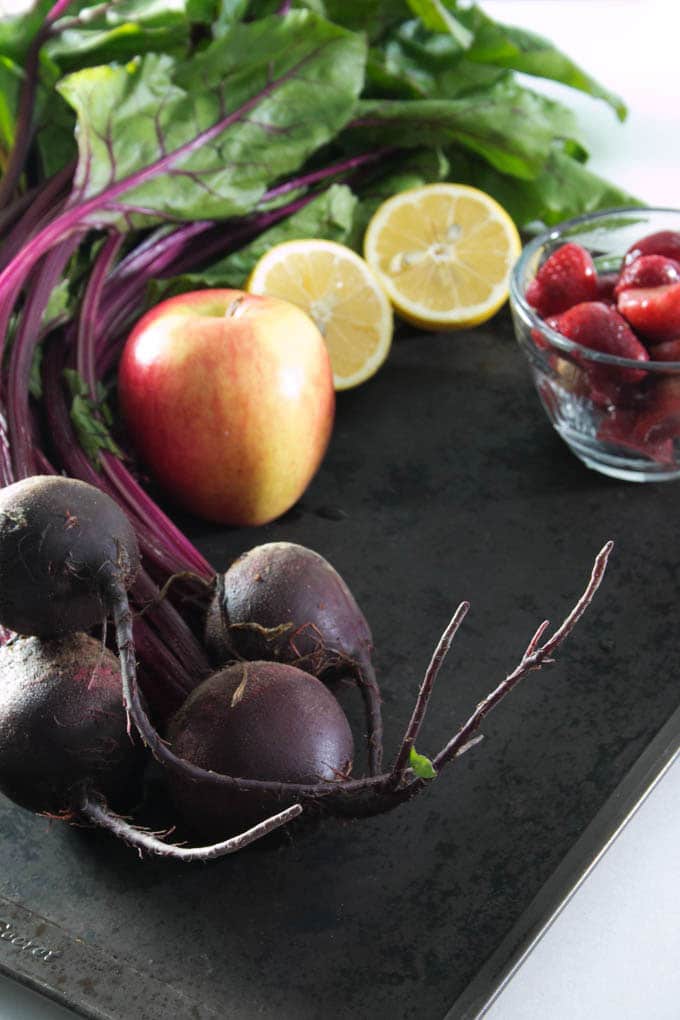 Get your beet on with this Vanilla Strawberry Beet Smoothie that you can easily make in minutes at home.