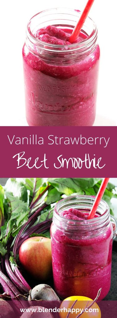 Looking for a quick, easy and filling vegan breakfast or snack? This Vanilla Strawberry Beet Smoothie is tasty and will keep you fueled all morning long.