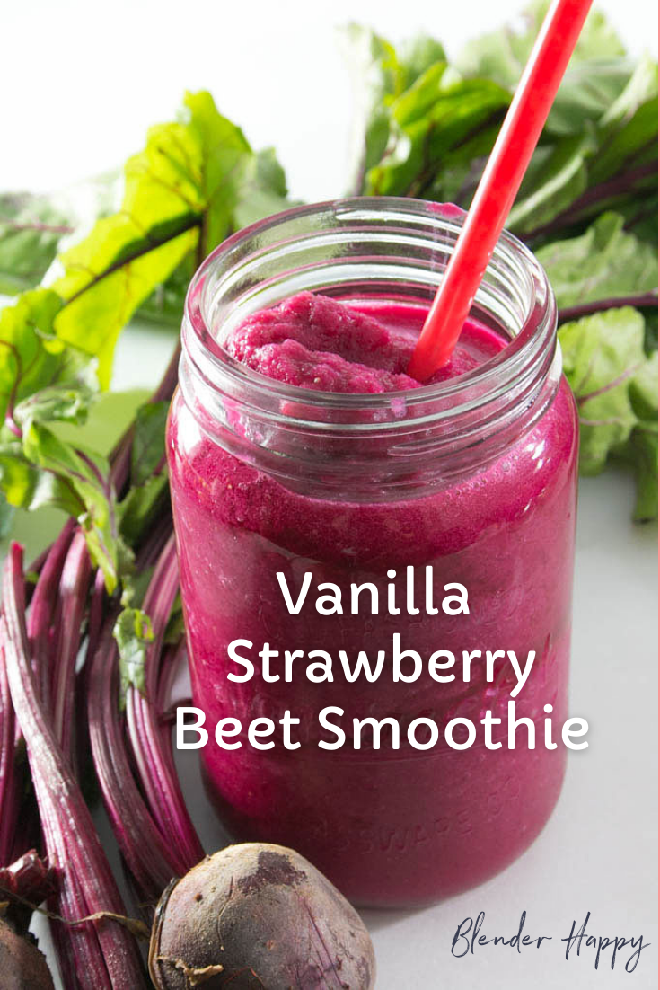 Vanilla Strawberry Beet Smoothie » Blender Happy