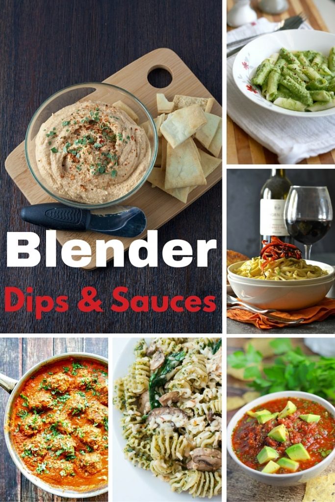 Blenders aren't just for smoothies. Try one of these amazing dips and sauces from some of my favourite food bloggers. You won't be disappointed.