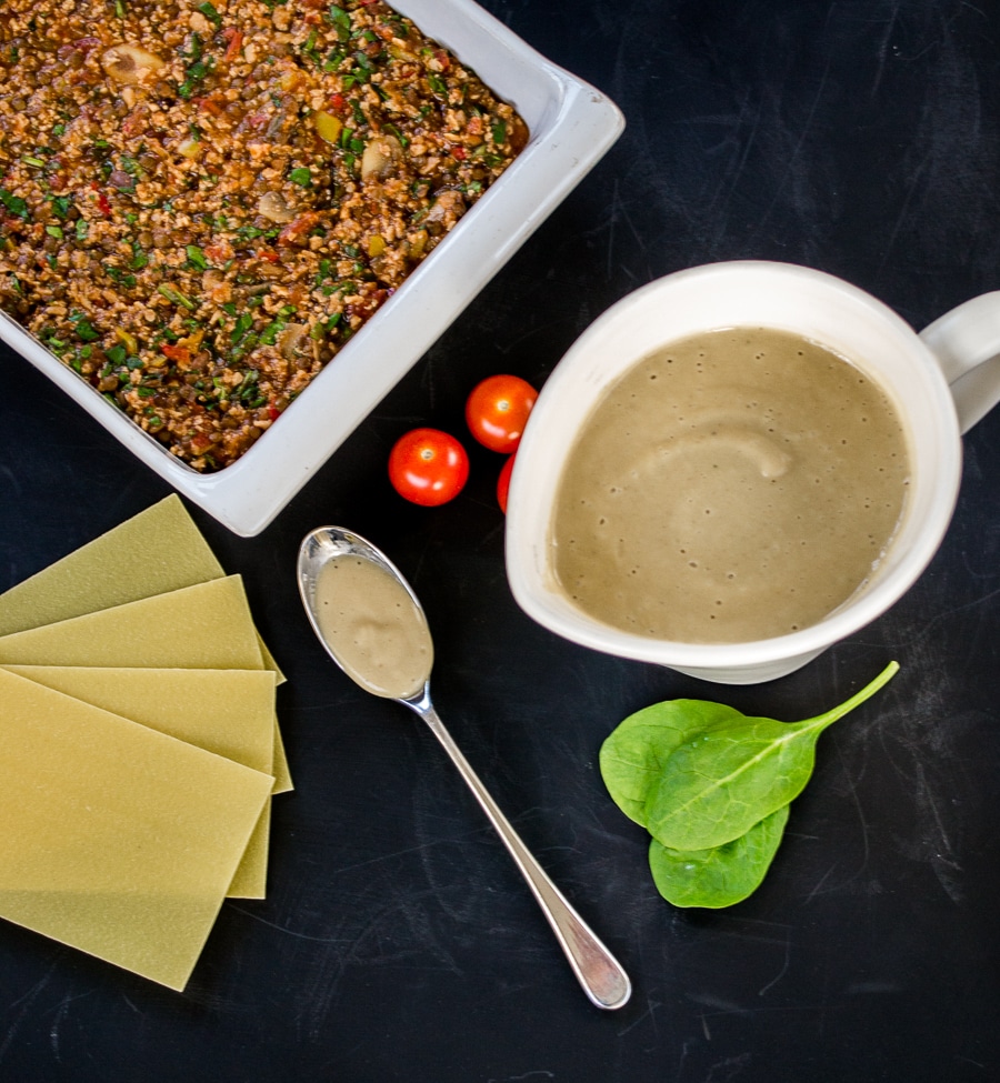 Creamy Vegan Lasagne Sauce by the Veg Space