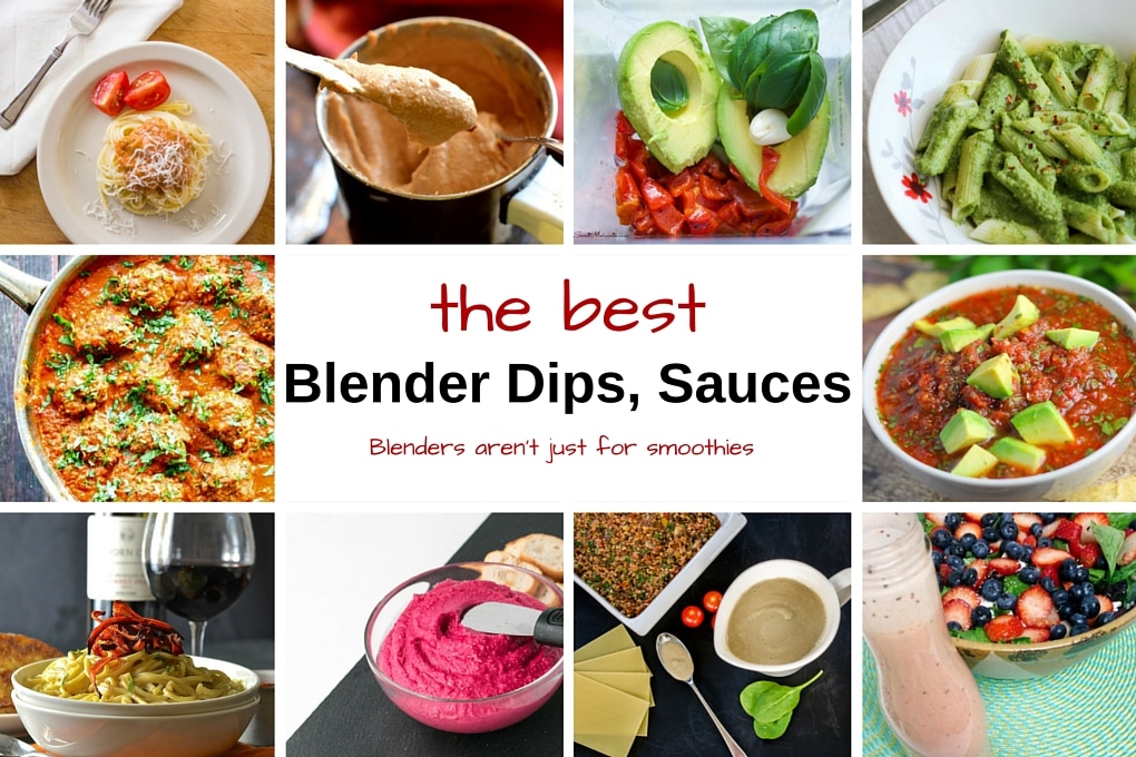The best blender dips, sauces from some of my favourite food bloggers.