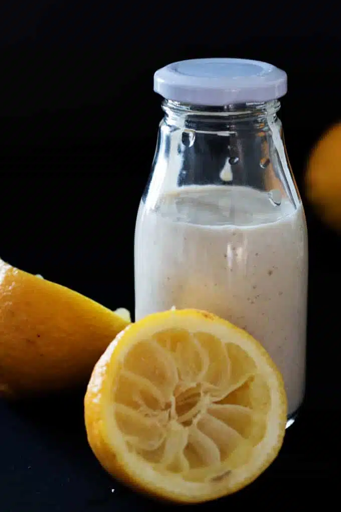 Easy, 7-Minute Blender Fresh Lemon Vinaigrette