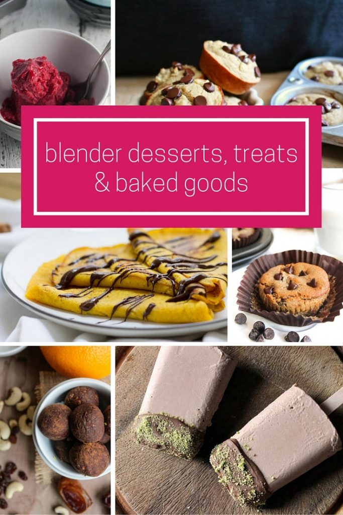 9 desserts, treats and baked goods you can make in your blender. 
