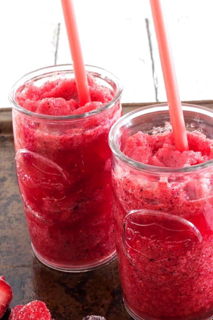 Forget the variety store slushie, make your own with actual fruit and less sugar.