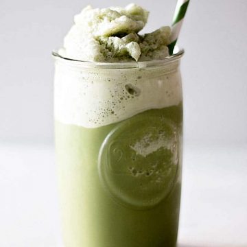 Try a simple Iced Matcha Latte, the perfect drink for Spring.
