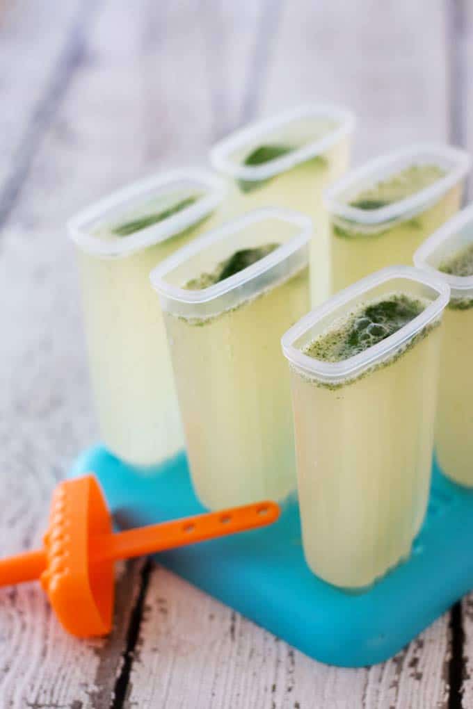 Mint Mojito Ice Pops - the perfect adult treat.