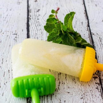 Mint Mojito Ice Pops - the perfect adult treat for summer.
