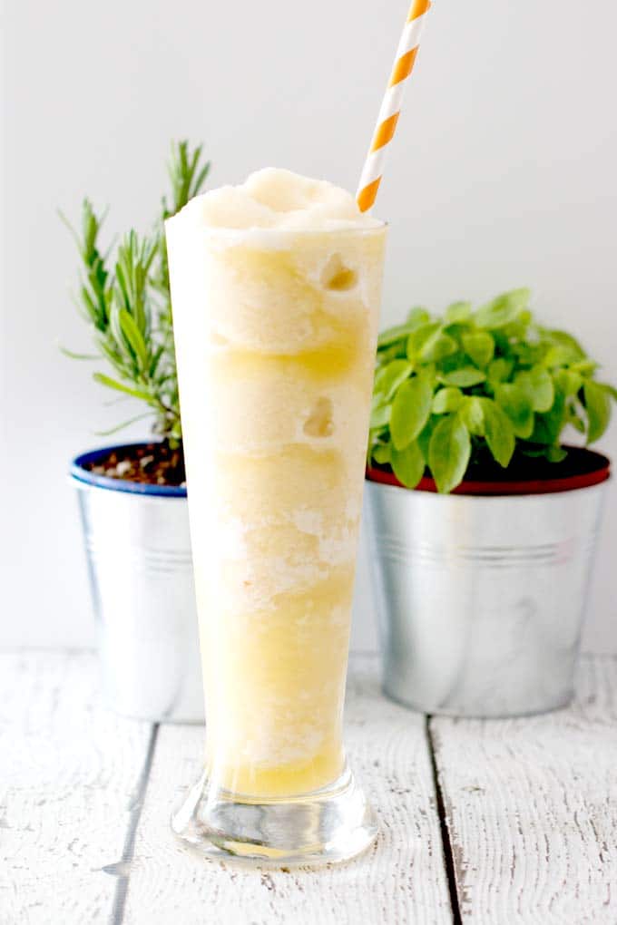 With just four simple ingredients this easy to make Pineapple Coconut Slush is the perfect way to enjoy summer weekends. 