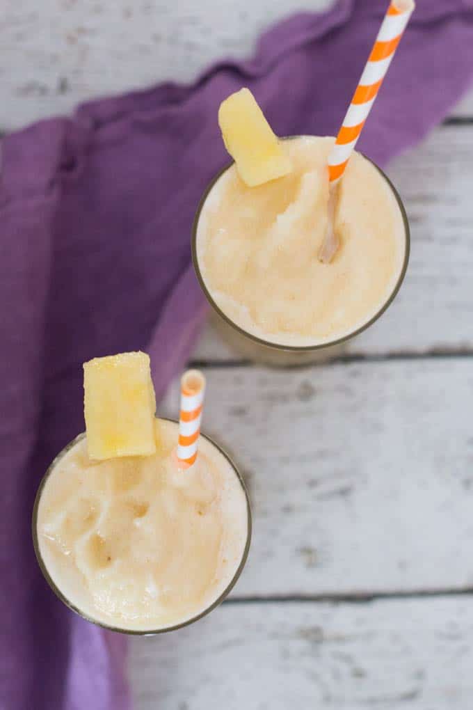 With just four simple ingredients this easy to make Pineapple Coconut Slush is the perfect way to enjoy summer weekends. 