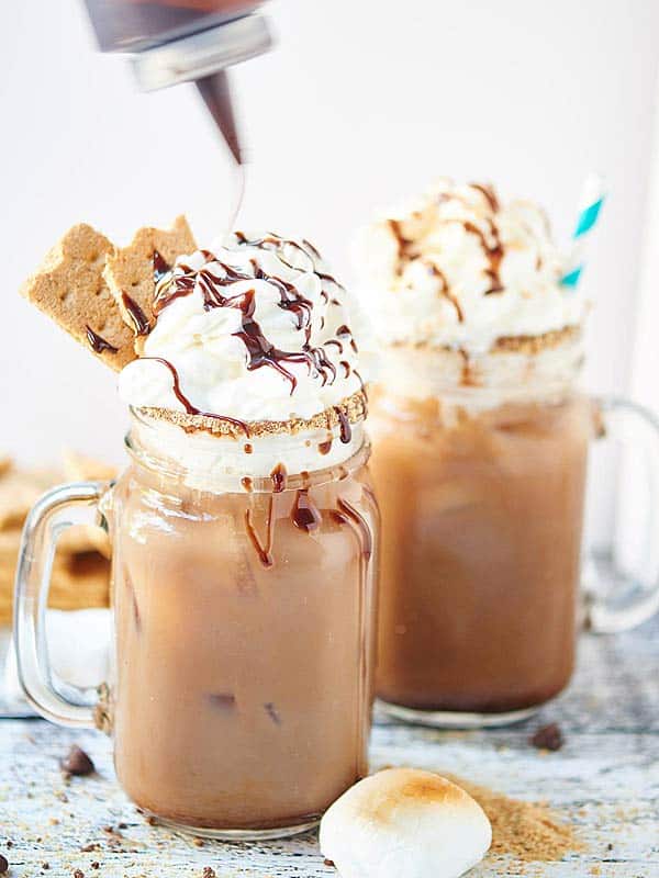 S'mores Iced Coffee from Show Me The Yummy