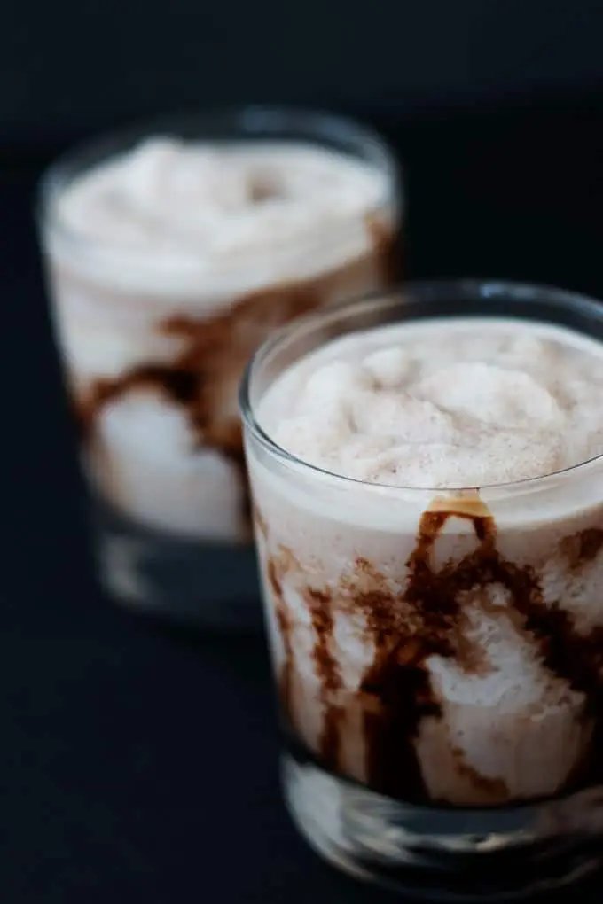 This Lite Frozen Chocolate Monkey Cocktail hits all the buttons without the guilt.