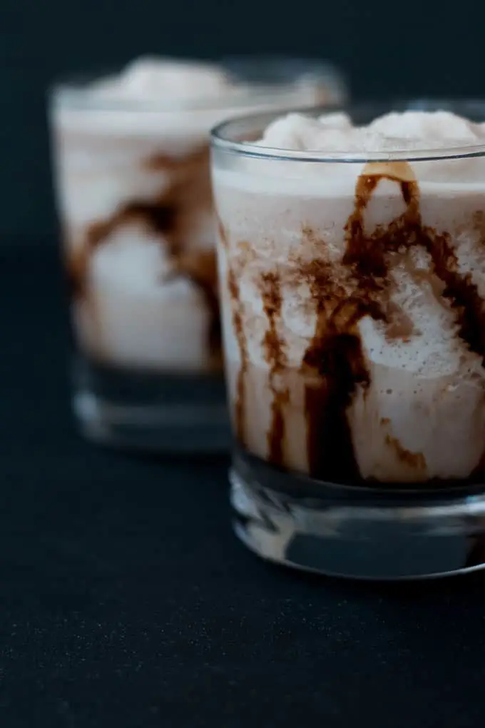 This Lite Frozen Chocolate Monkey Cocktail hits all the buttons without the guilt.