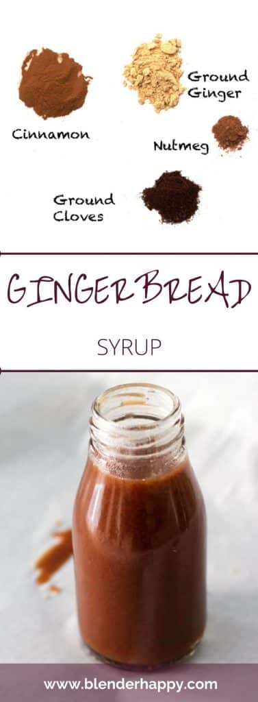 GIngerbread syrup will add a little seasonal flair to your favourite hot beverage.