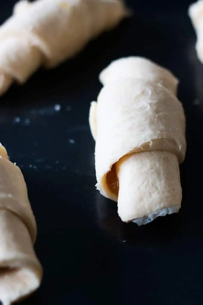 Maple pumpkin breakfast croissants on the table in minutes