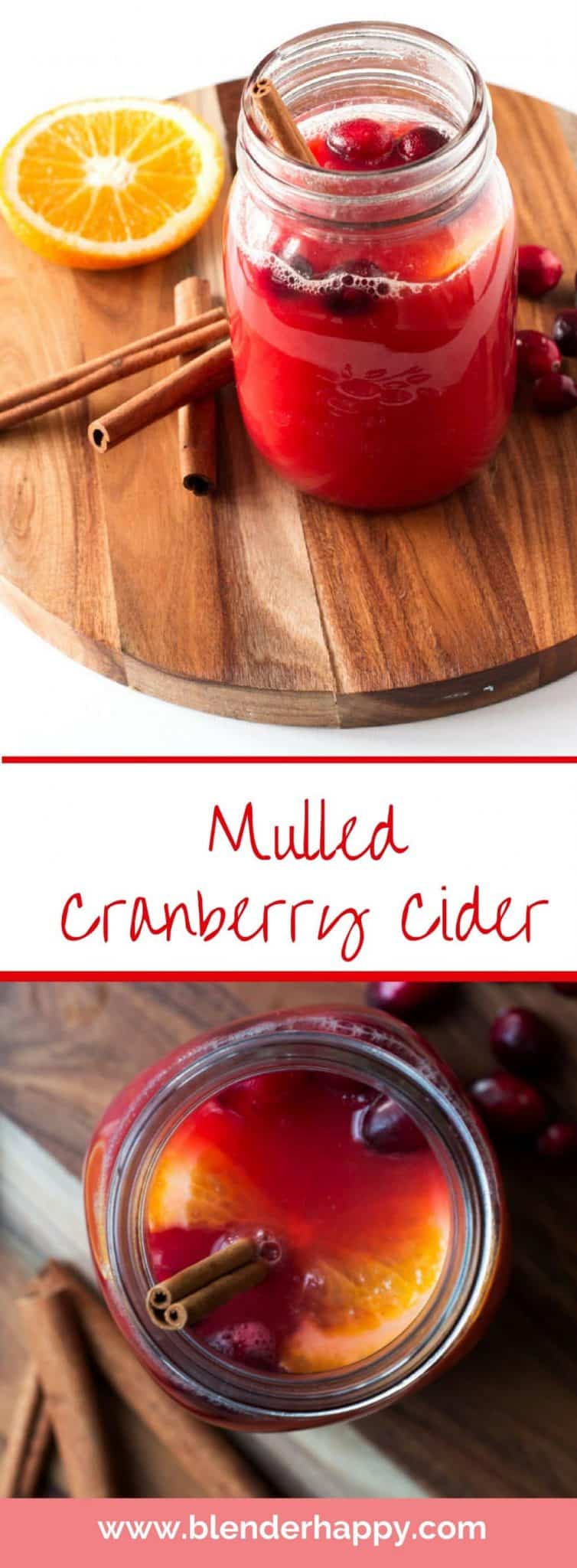 Mulled Cranberry Cider - No sugar added » Blender Happy