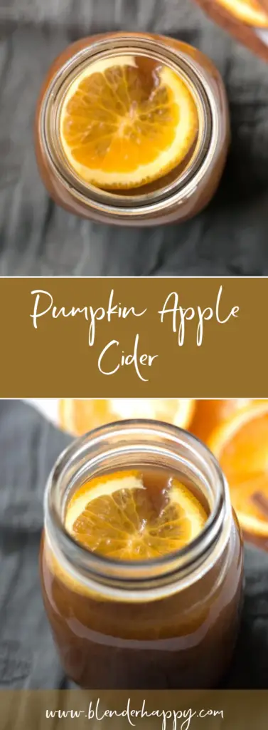 Pumpkin Apple Cider in Glass Jar