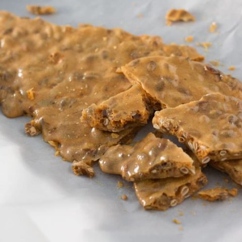 Pumpkin seed brittle is a tasty and simple recipe that will be enjoyed by all.