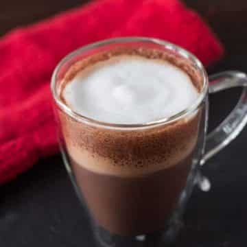 This gingerbread hot cocoa combines the best of both worlds with the wonderful chocolatey taste of good quality cocoa and the spiciness of ginger, nutmeg, cinnamon and cloves.