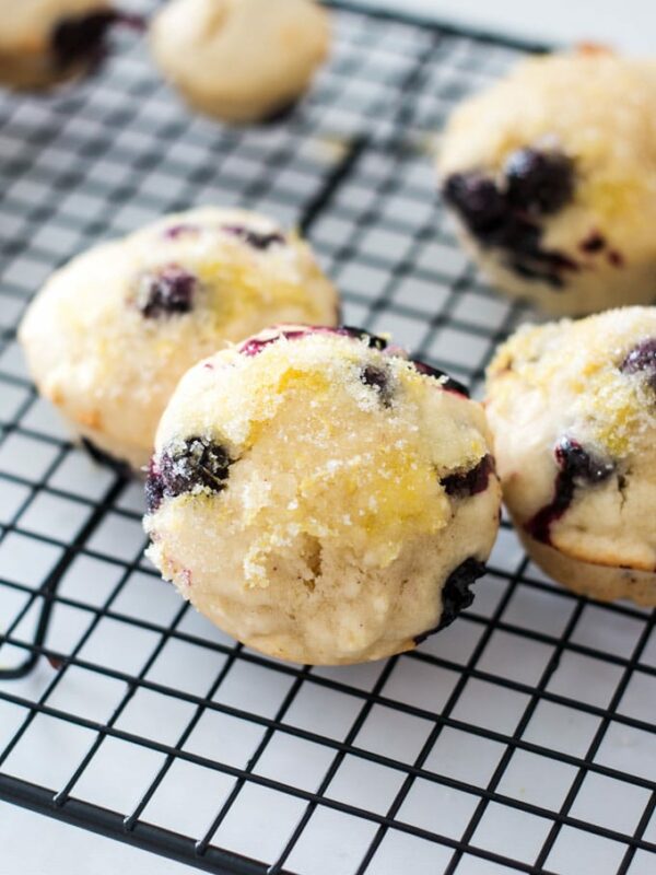 A new brunch favorite: Vanilla Lemon Blueberry Muffins