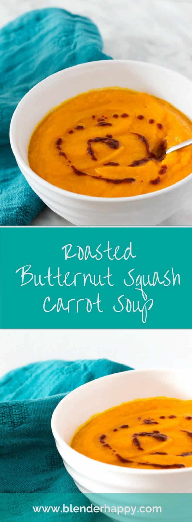 Leftover Roasted Butternut Squash Carrot Soup » Blender Happy