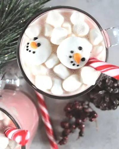 Candy Cane Hot Chocolate