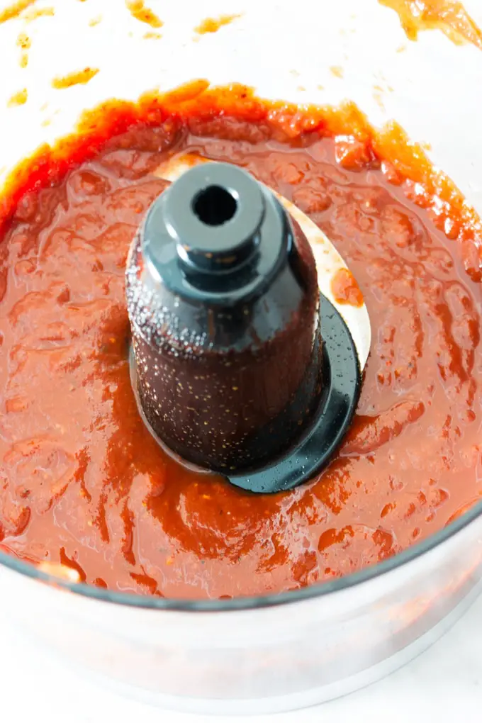 ketchup in food processor