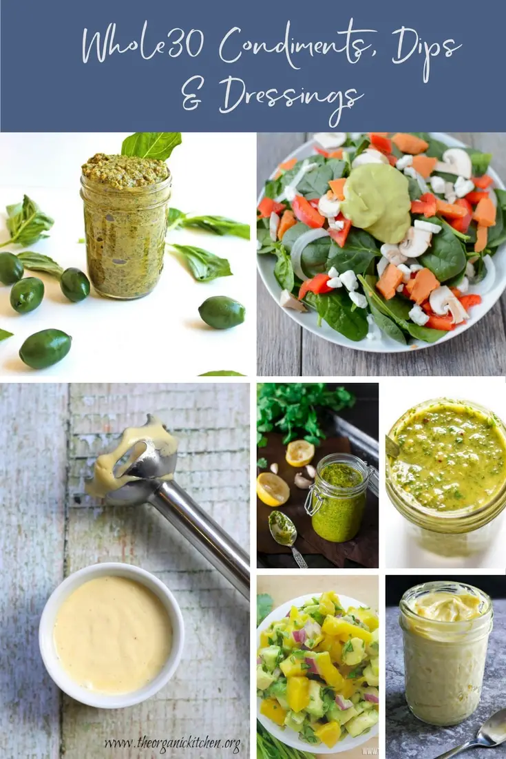 Whole30 Condiments, Dips and Dressings