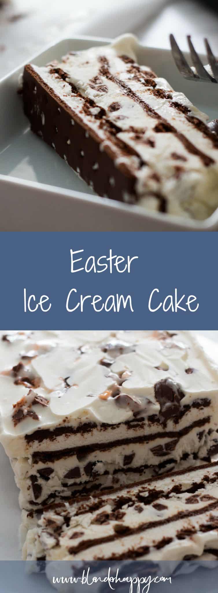 Easter Ice Cream Cake Made At Home Blender Happy 