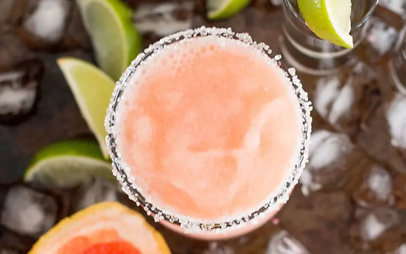 Frozen Palomas are a fun twist on a classic tequila based cocktail.