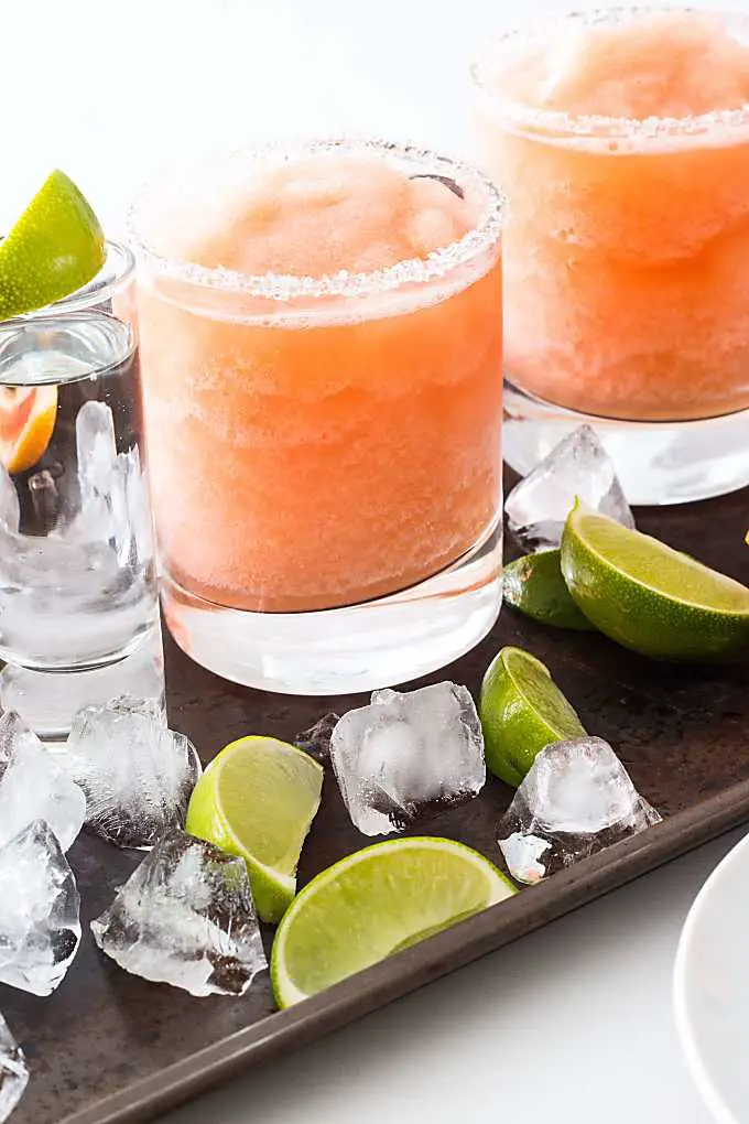 Frozen Palomas are a fun twist on a classic tequila based cocktail.