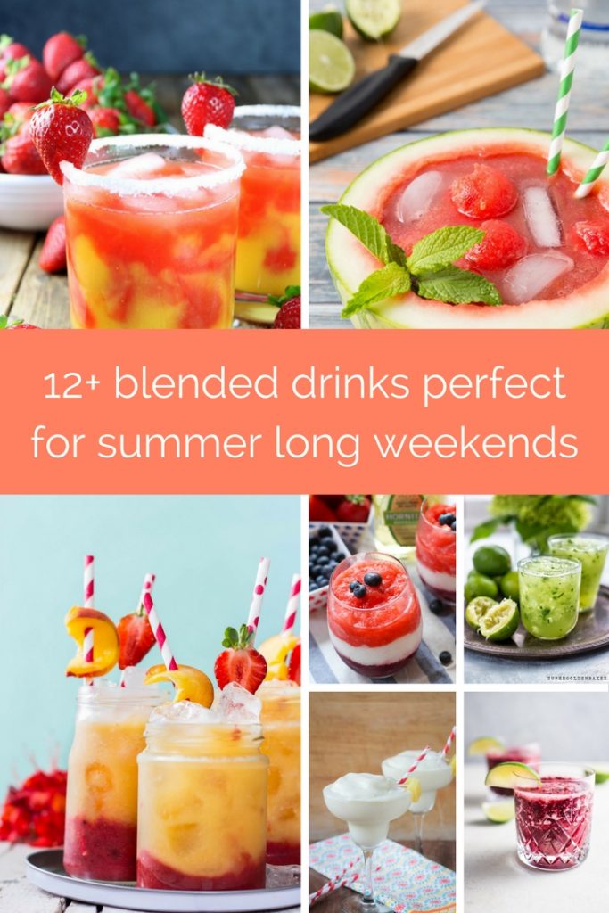 blended drinks perfect for summer pin