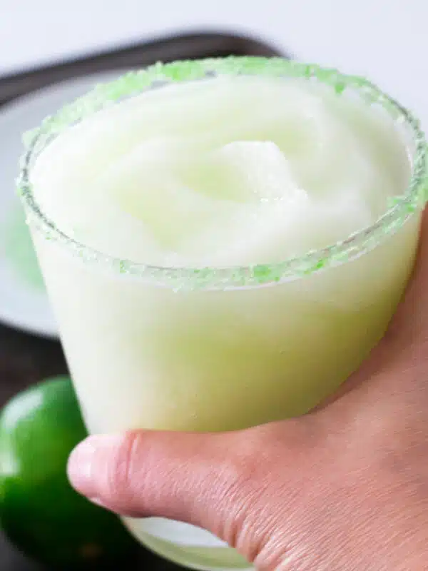 Frozen Lime Margarita Recipe (Made in our Vitamix with Whole Limes)