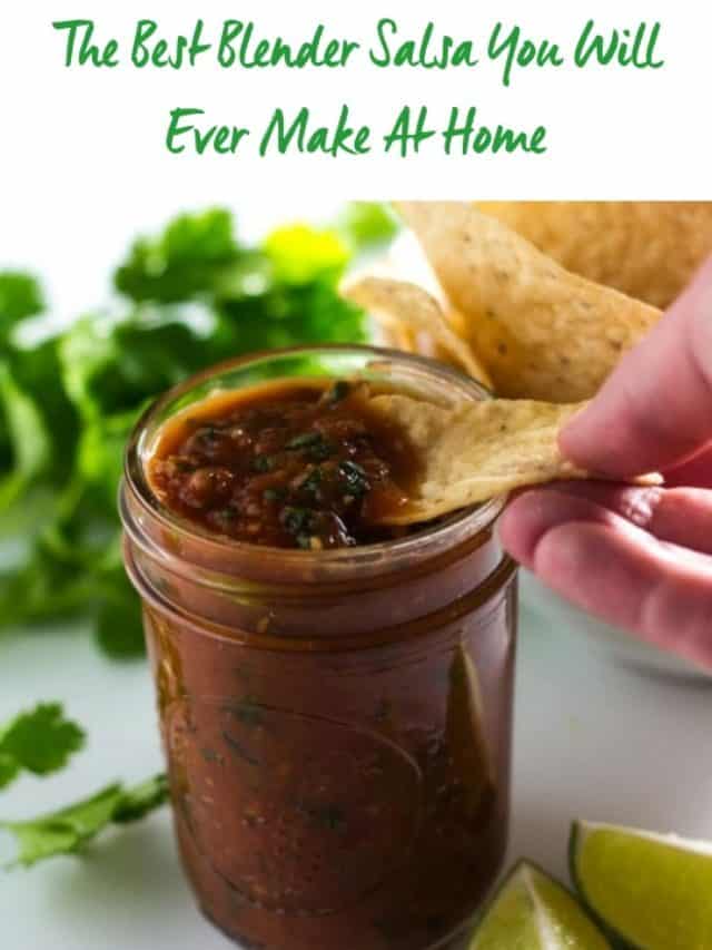 Fresh Restaurant Style Salsa Made at Home