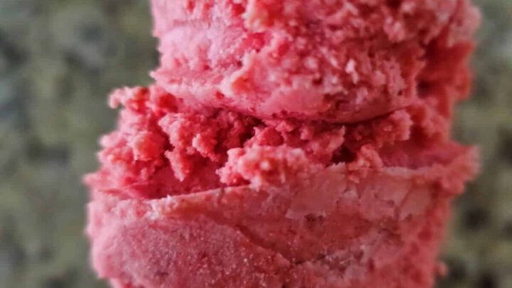 Ice Cream Mug, Waffle Cone Pink Strawberry Ice Cream With
